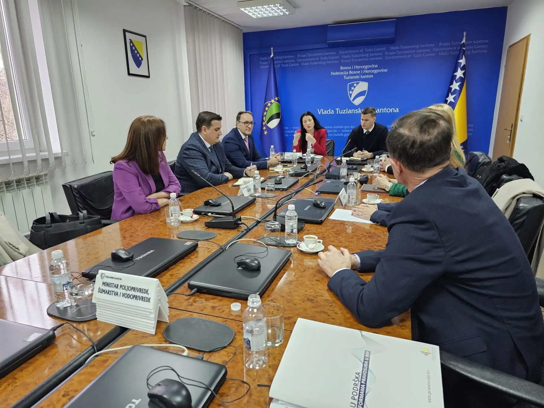 Sastanak sa predstavnicima pravosudnih institucija u Kantonu